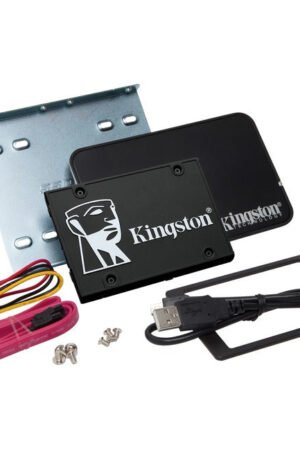 Kingston KC600 256 GB Solid State Drive - 2.5 Internal - SATA (SATA/600) - 3.5 Carrier SKC600B/256G