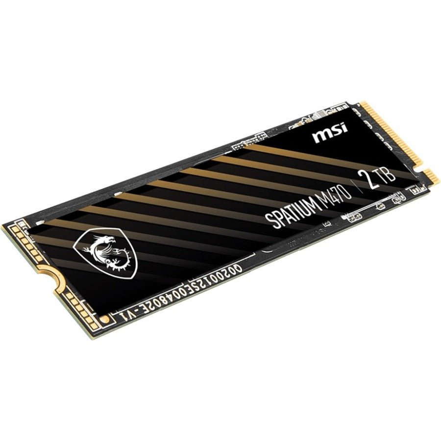 MSI SPATIUM M470 2 TB Solid State Drive - M.2 2280 Internal - PCI Express NVMe (PCI Express NVMe 4.0 x4) SM470N2TB - Image 3