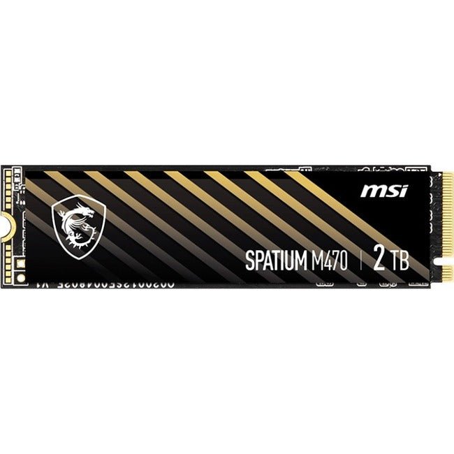 MSI SPATIUM M470 2 TB Solid State Drive - M.2 2280 Internal - PCI Express NVMe (PCI Express NVMe 4.0 x4) SM470N2TB