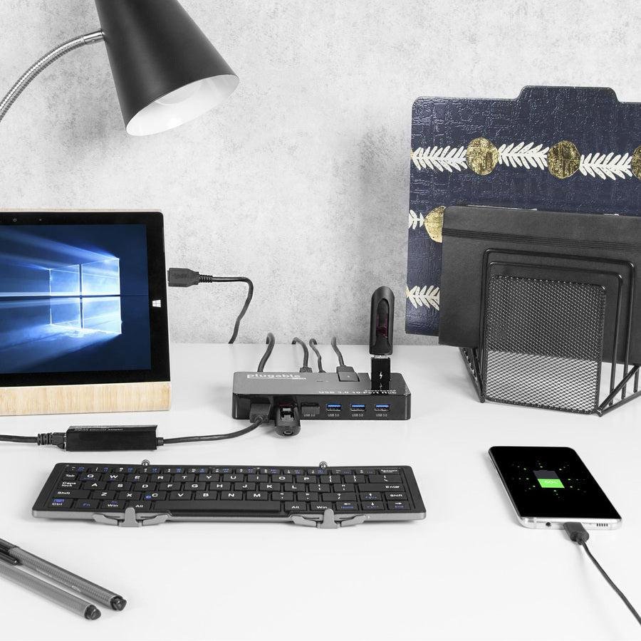 Plugable Usb Hub. 10 Port - Usb 3.0 5Gbps With 48W Power Adapter And Two Flip-Up Ports - Image 5