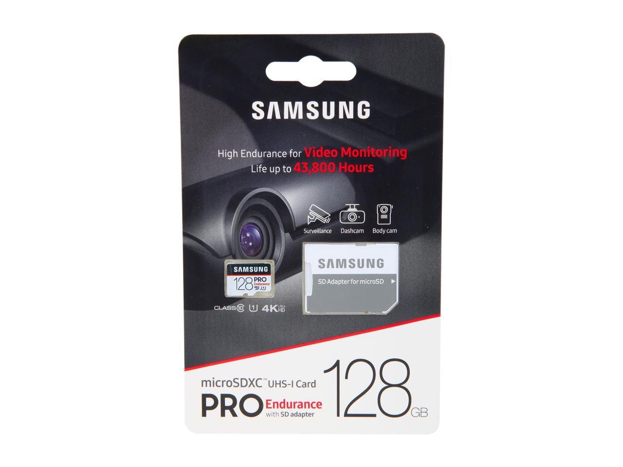Samsung 128Gb Pro Endurance Microsd Memory Card W/ Adapter. Retail - Image 5