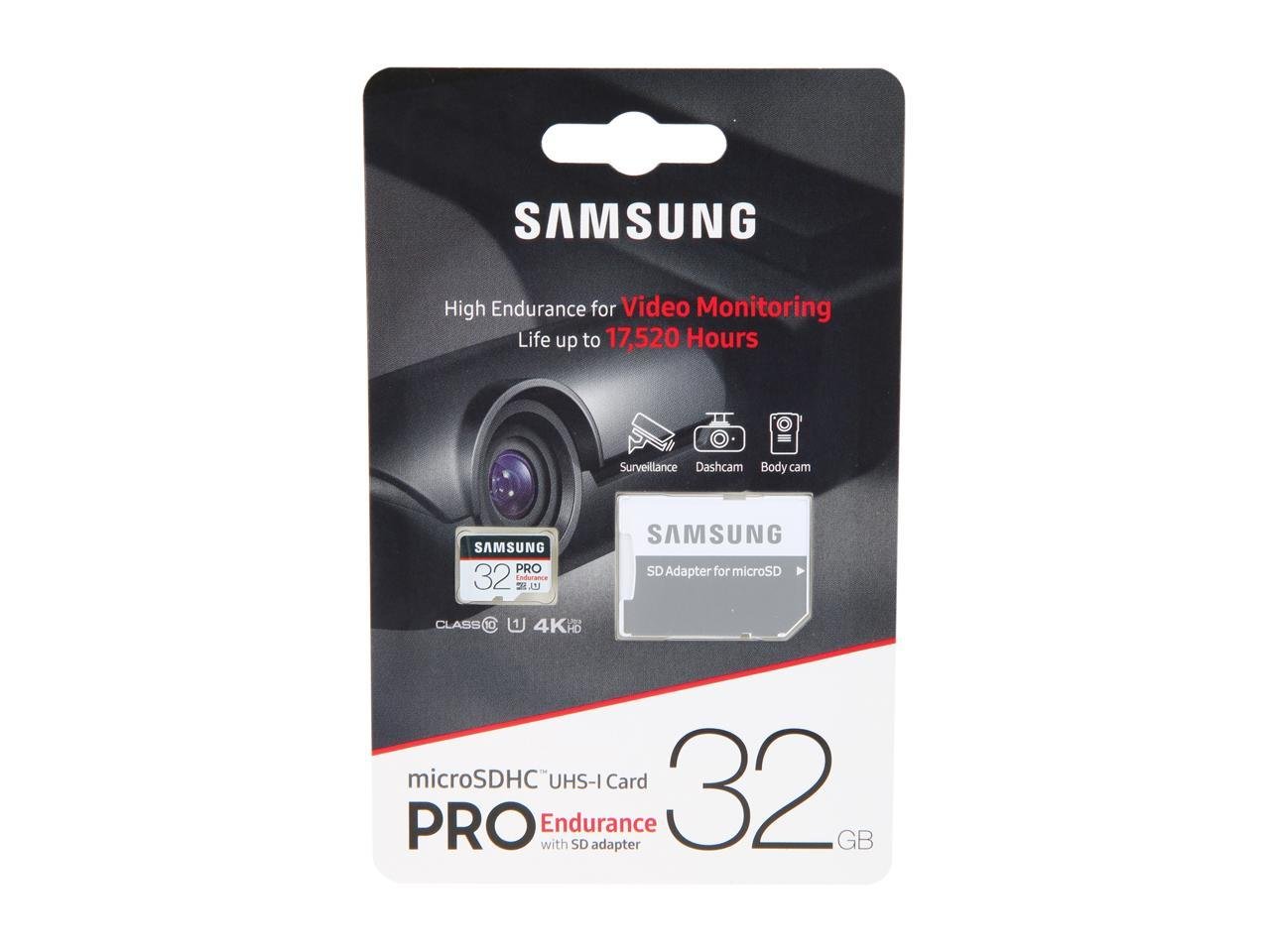 Samsung 32Gb Pro Endurance Microsd Memory Card W/ Adapter. Retail - Image 5
