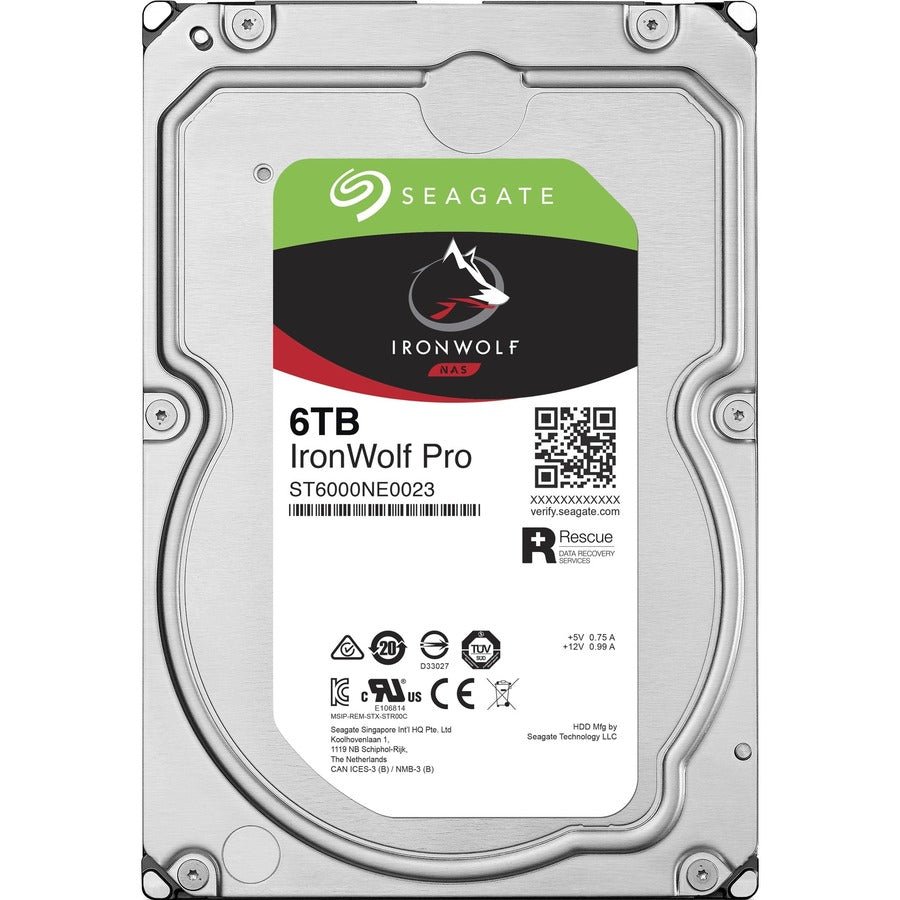 Seagate-Imsourcing Ironwolf Pro St6000Ne0023 6 Tb Hard Drive - 3.5 Internal - Sata (Sata/600) - Image 2