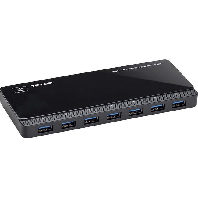Tp-Link Uh720 - Powered Usb Hub 3.0 With 7 Usb 3.0 Data Ports And 2 Smart Charging Usb Ports
